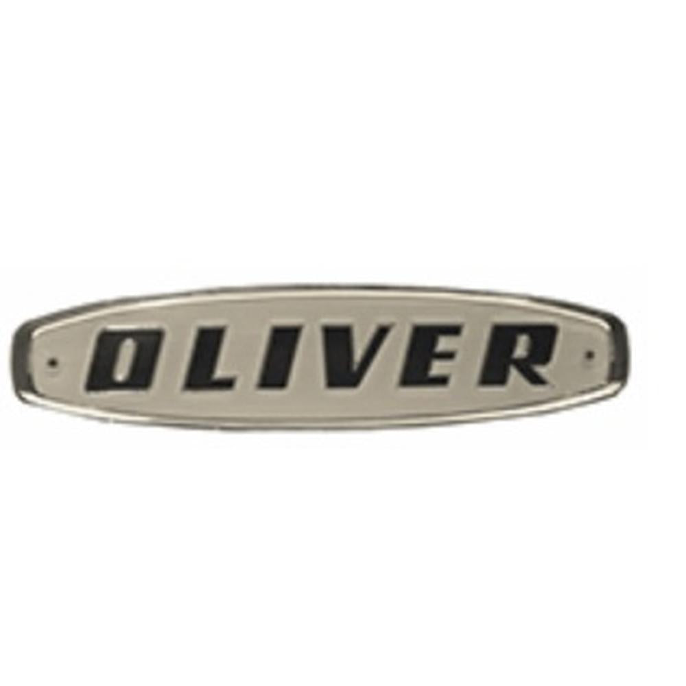 101430A Front Black Emblem For Oliver Tractor Models 550 770 880 950 990 995