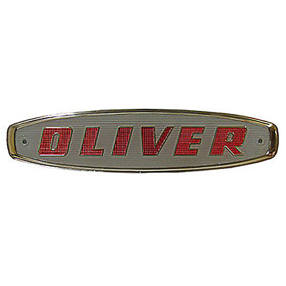 101430A Front Red Emblem For Oliver Tractor Models 550 770 880 950 990 995