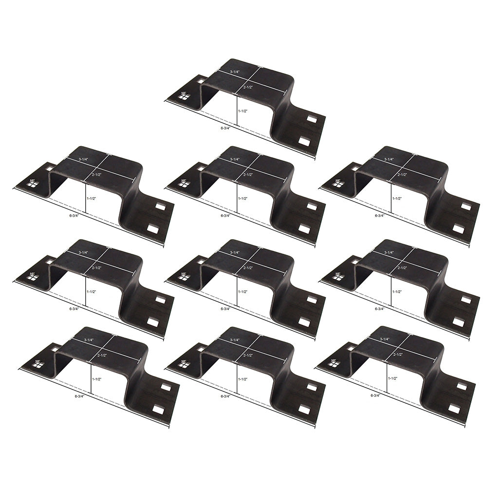 Qty 10: Bolt-on Stake Pocket Fits Universal Products Replaces BS-1-LOT10