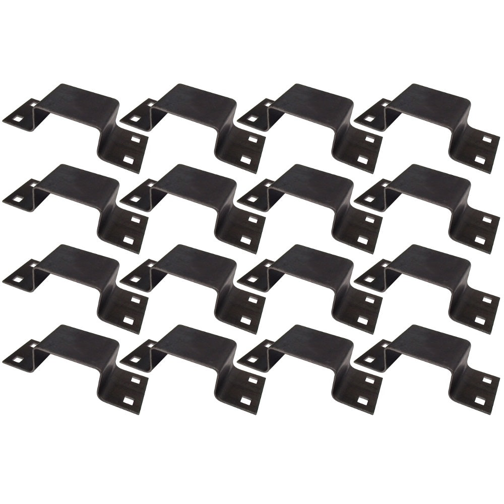 (16) Bolt-On Pocket Brackets Utility Trailer Stake Body 12 Gauge Steel B-2373G