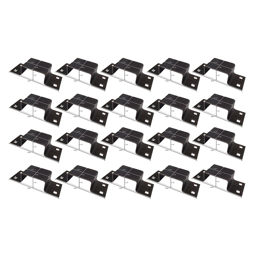 Qty 20: Bolt-on Stake Pocket Fits Universal Products Replaces BS-1-LOT10
