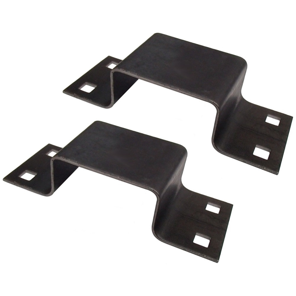 Pair of Steel Stake Pocket Bolt-On Brackets for Utility Trailers Stake Bodies