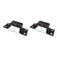 Pair of Steel Stake Pocket Bolt-On Brackets for Utility Trailers Stake Bodies