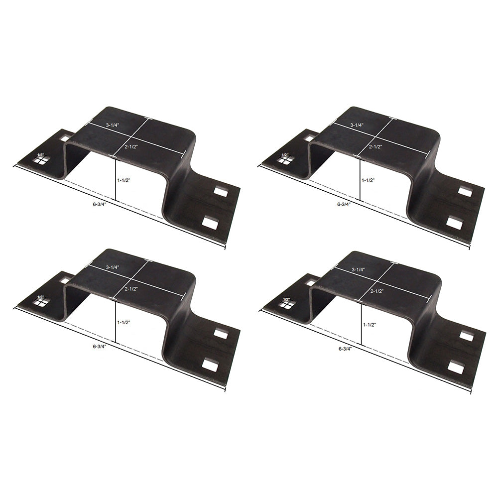 Qty 4: Bolt-on Stake Pocket Fits Universal Products Replaces BS-1-LOT10