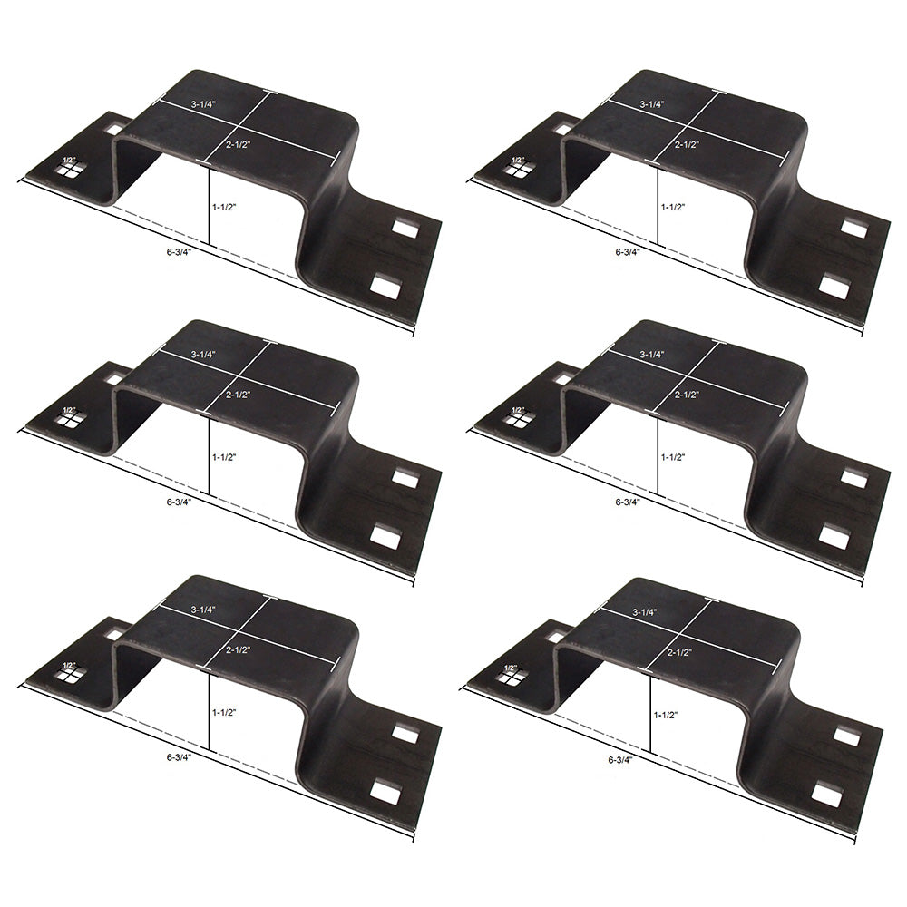 Qty 6: Bolt-on Stake Pocket Fits Universal Products Replaces BS-1-LOT10