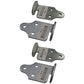 (4) Trailer Utility Wood Sides Latch Rack Stake Body Gates Corner Brackets Set