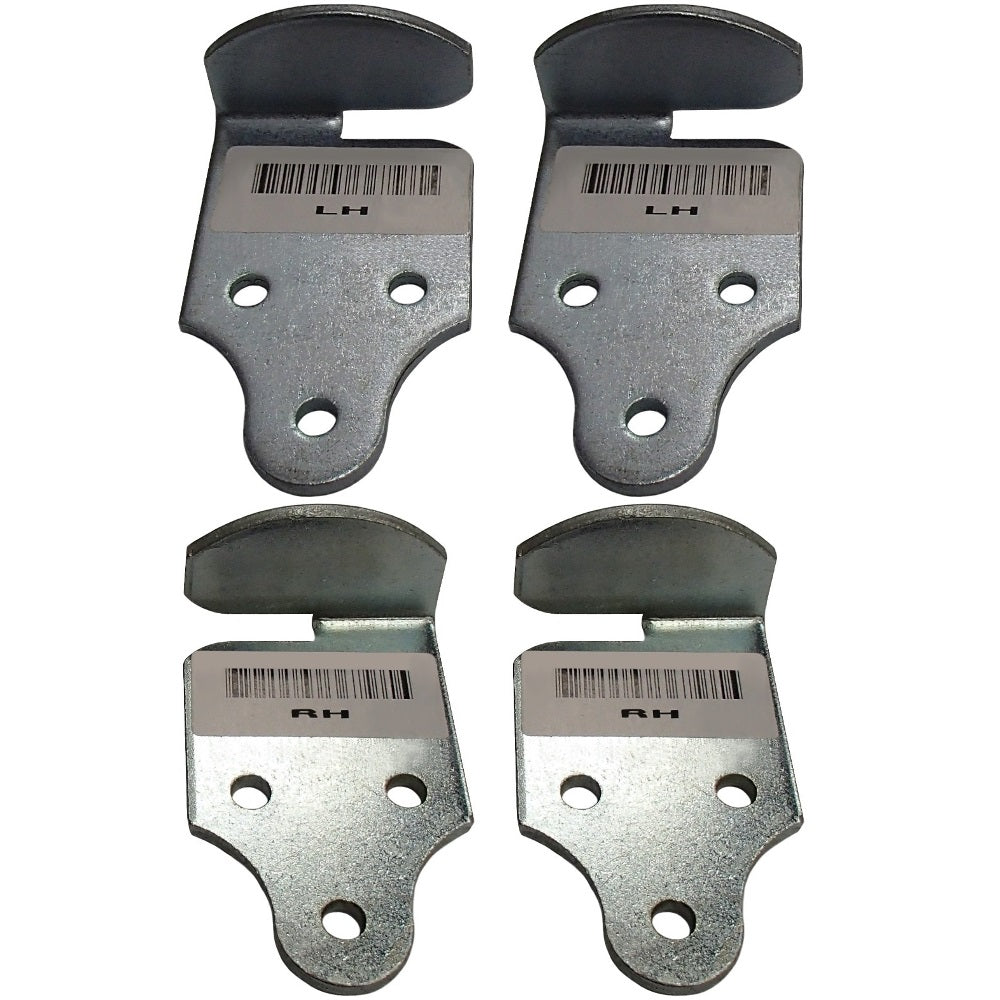 383CB Qty 2: RH & LH Latch Rack Corner Bracket Set Fits Universal Products