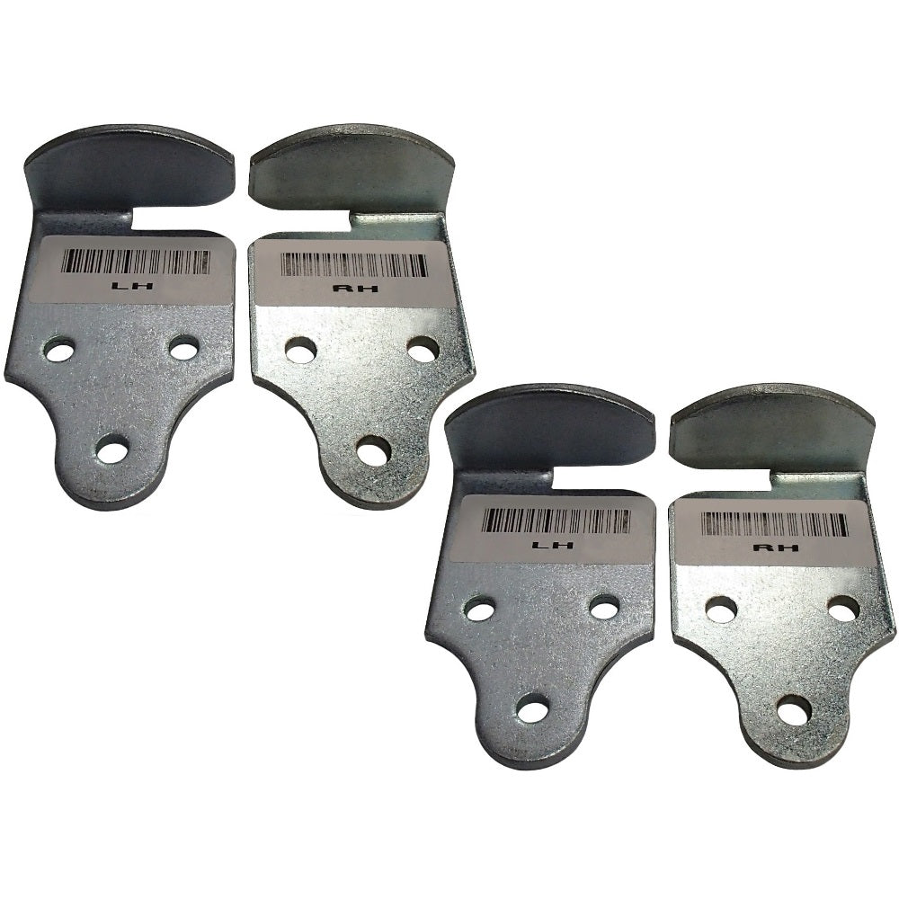 383CB Qty 2: RH & LH Latch Rack Corner Bracket Set Fits Universal Products