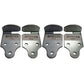 383CB Qty 2: RH & LH Latch Rack Corner Bracket Set Fits Universal Products