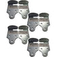 8 PC. Stake Body Gates Corner Brackets Trailer Wood Sides Latch Rack PK-SB1set