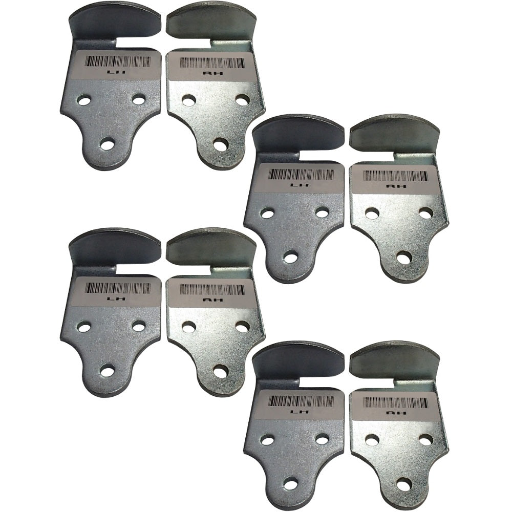 383CB Qty 4: RH & LH Latch Rack Corner Bracket Set Fits Universal Products