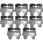 383CB Qty 8: RH & LH Latch Rack Corner Bracket Set Fits Universal Products