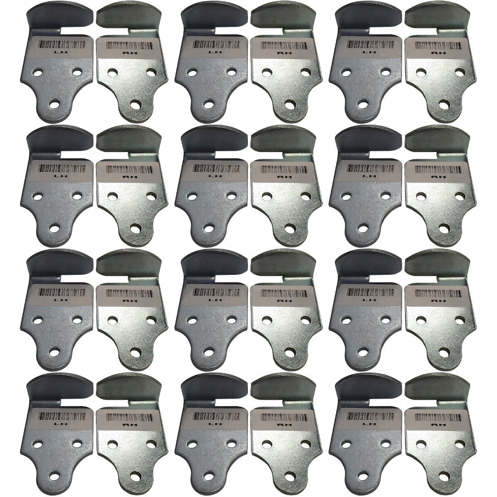 24 Pc Utility Trailer Wood Sides Latch Rack Stake Body Gates Corner Brackets Set