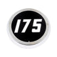 Hood Side Emblem Fits Massey Ferguson 175 194846M2
