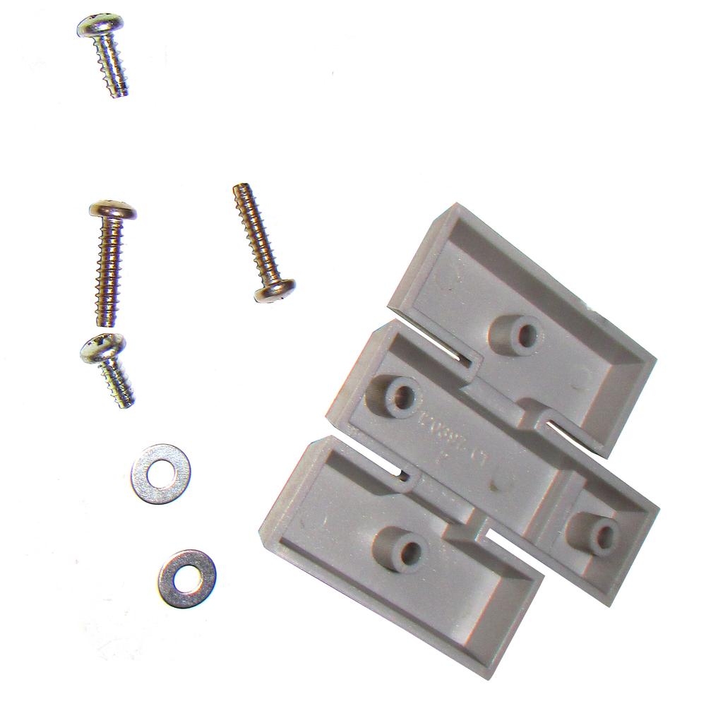 Silver Plastic Front Emblem Fits International/Farmall Replaces 120397C1