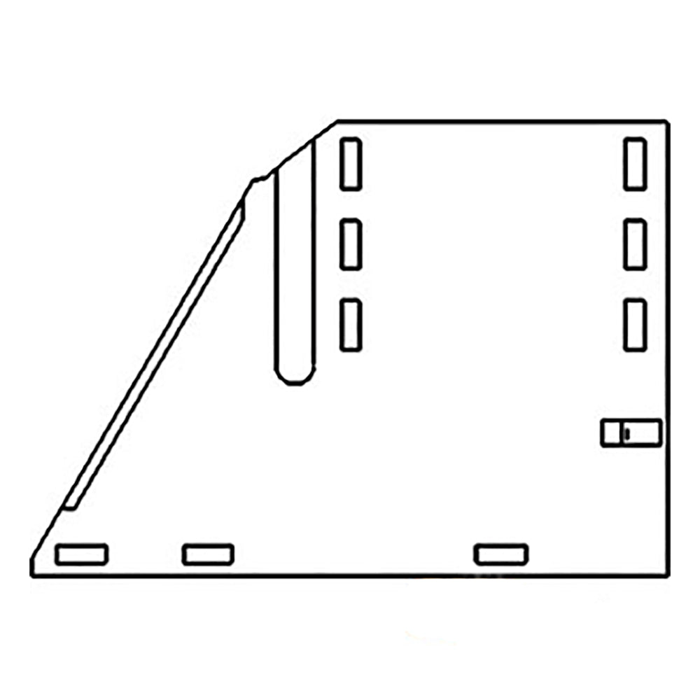 Step Plate - Left Hand Fits John Deere Replaces AL25435