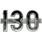 R2538 Number Emblem Fits IH / Fits FARMALL