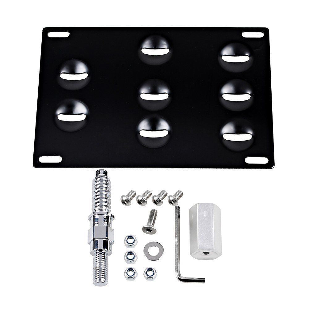 Front Bumper Tow Hook License Plate Mounting Bracket Holder Fits BMW 1 3 X5 X6