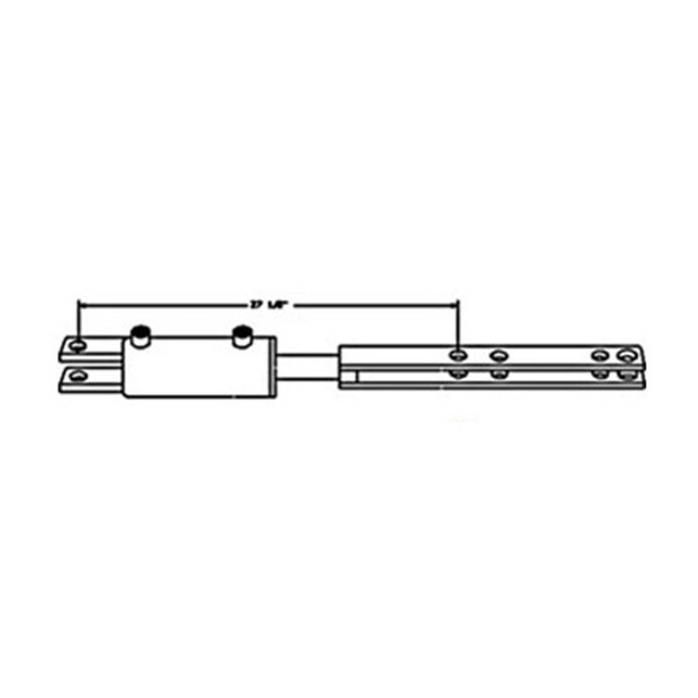 SLH04 Hydraulic Side Link Cylinder 3 Clevis Ends Fits Ford Fits Massey Fits Kubo