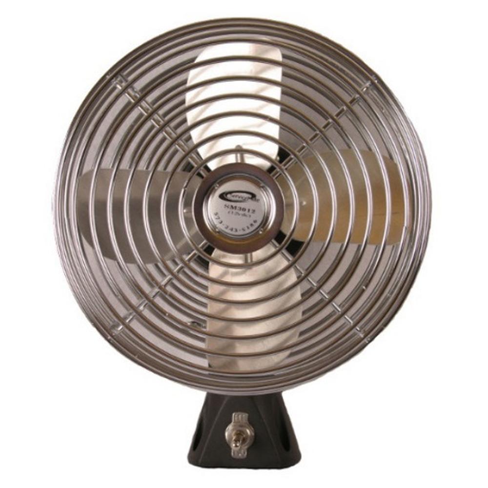 ServiceMate 12 Volt Heavy Duty Electric Fan, SM3012 2 Speeds 12V Service Mate
