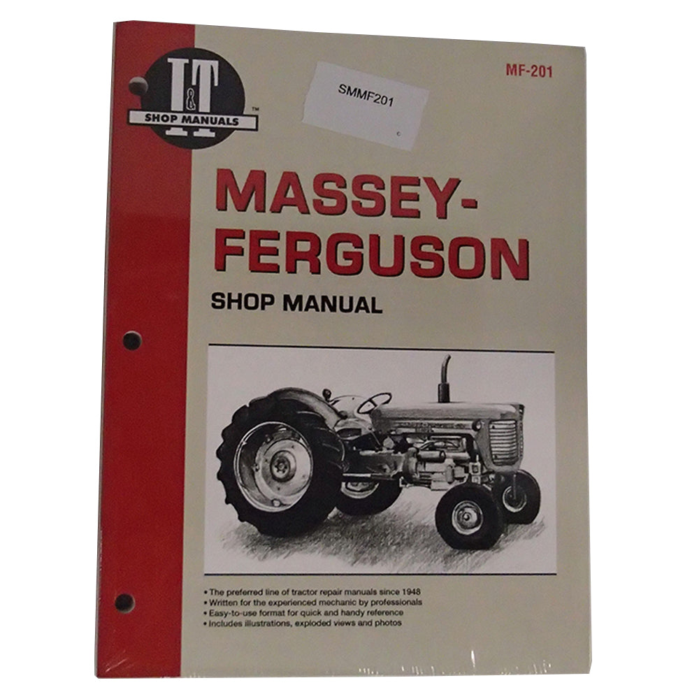 Shop Manual I&T MF-201 Fits Massey Ferguson 1080 1085 1100 1105 1130 1135 1150 6