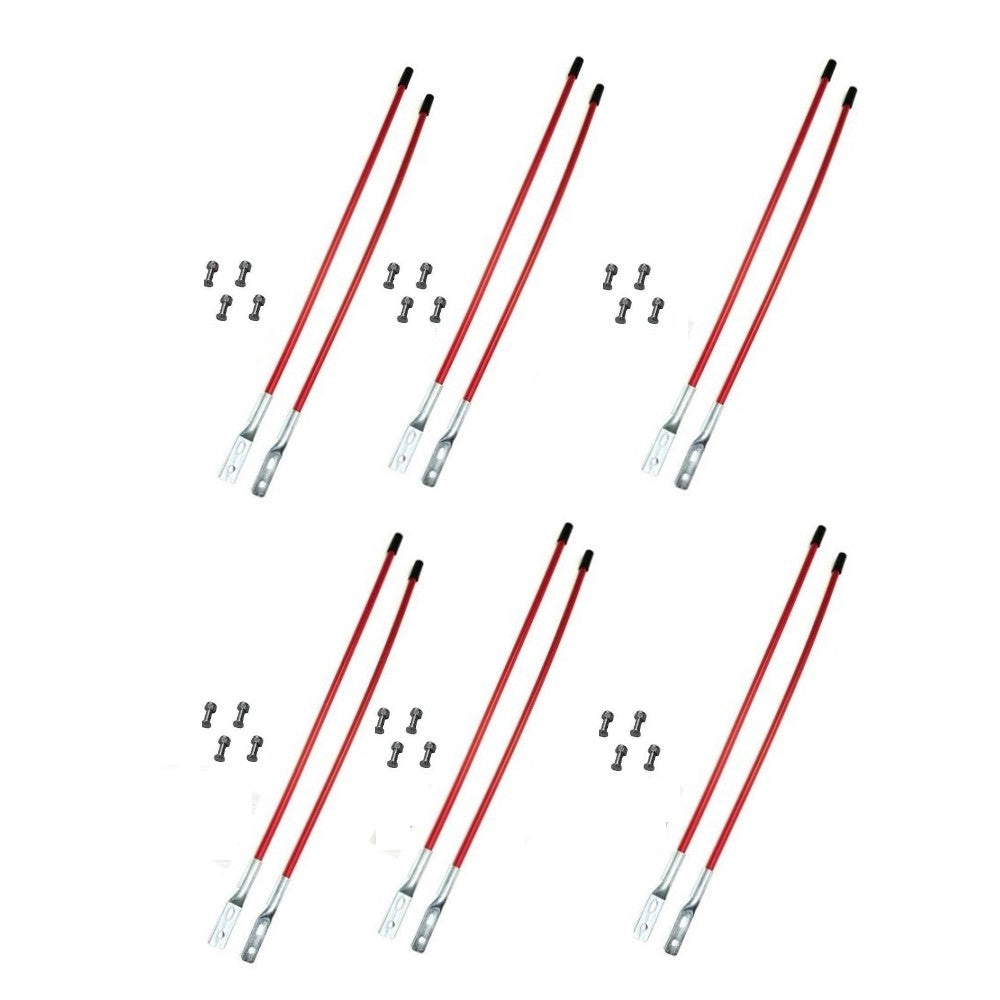 Qty 6: Pair of 27" Snow Plow Marker
 Fits Boss Replaces BAX00005