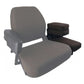 Side Kick Seat, Dark Brown Fabric Fits John Deere Replaces SR8301678