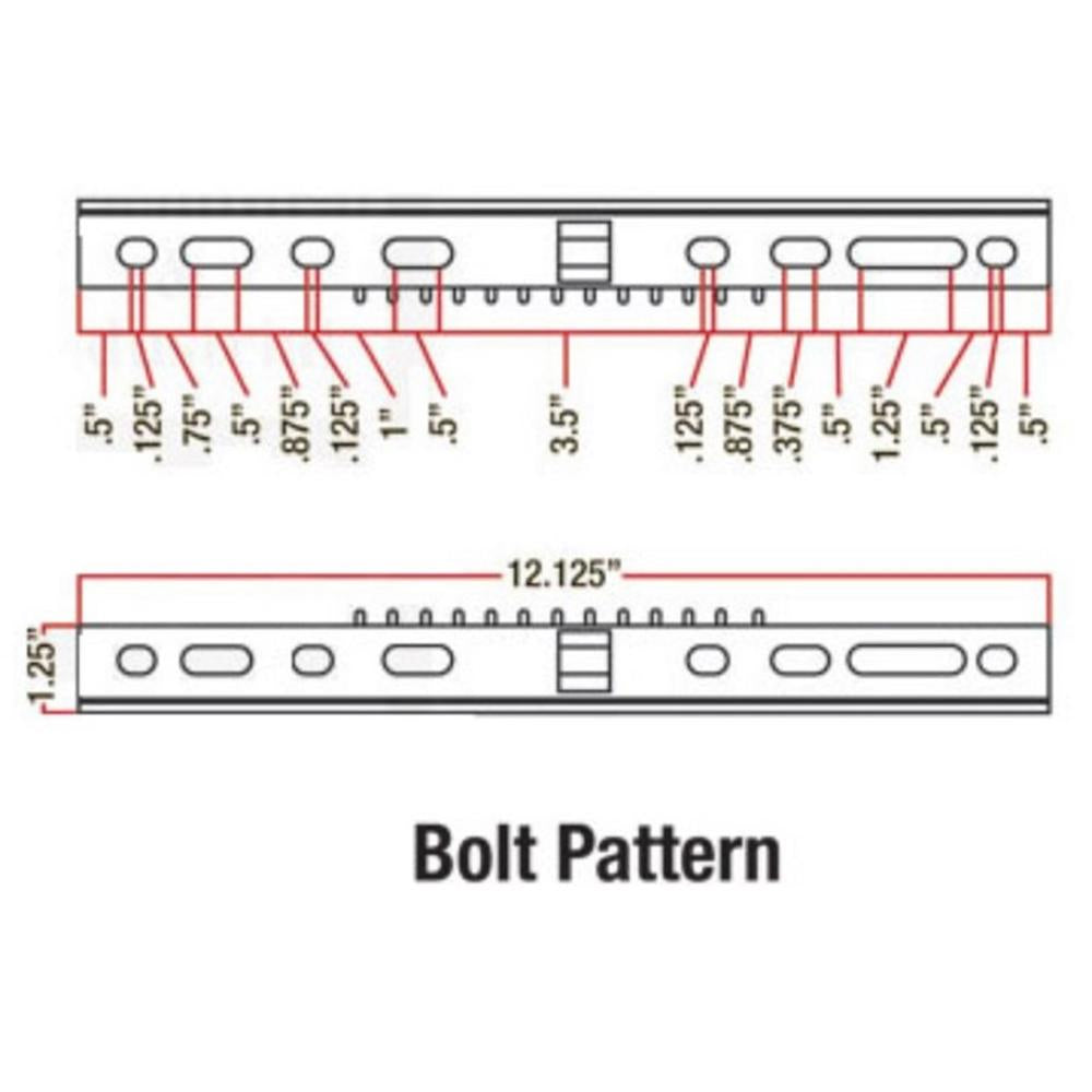 ST100 Slide Track Set Fits Allis Chalmers Tractors