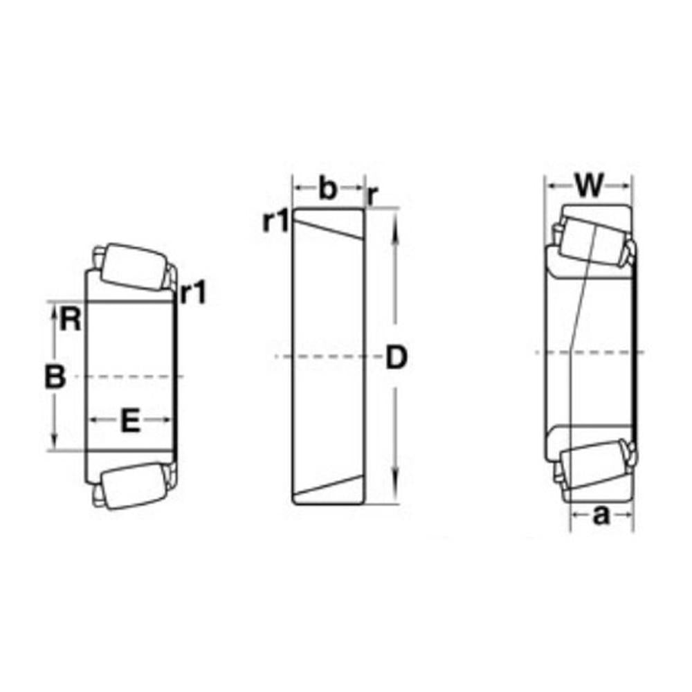 ST781A New Bearing Cone Fits Case-IH Tractor Models W6 HV O6 HV MV 400 +