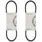 Two B1759010 REL Auger Drive V-Belts for CCR PowerLite Fits Toro Wheel Horse