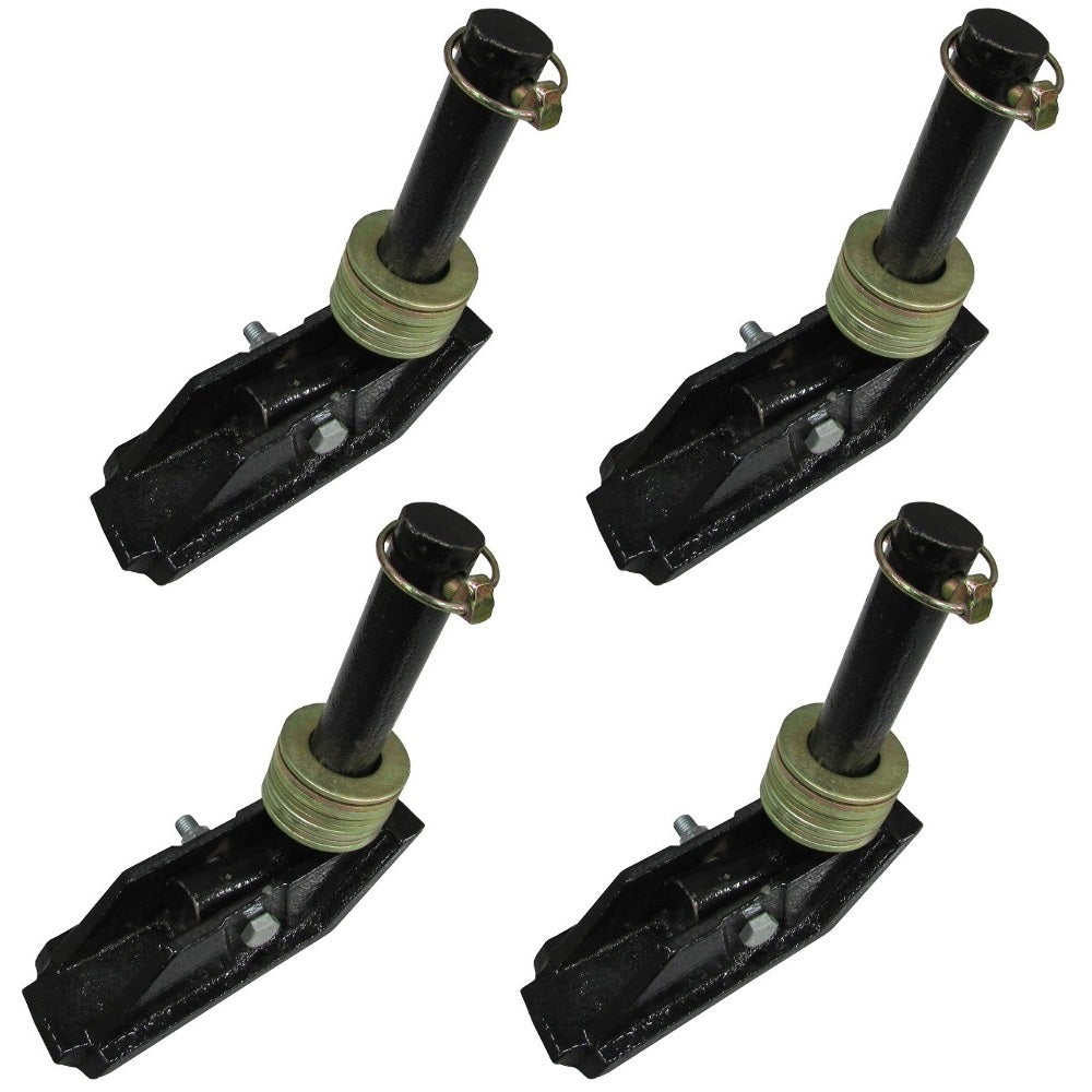 Qty 4: Snow Plow Shoe w/ Square Foot Fits Universal Products Replaces 09126