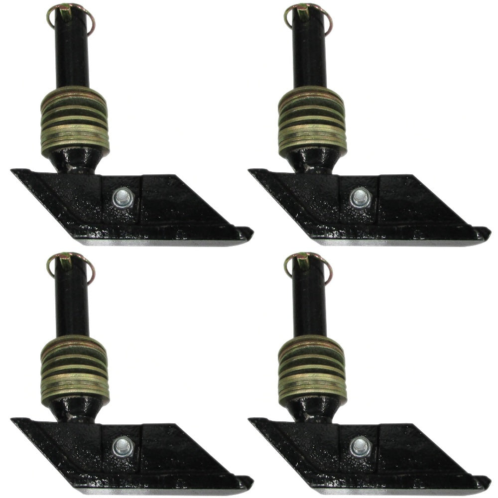 Qty 4: Snow Plow Shoe w/ Square Foot Fits Boss Replaces 09126