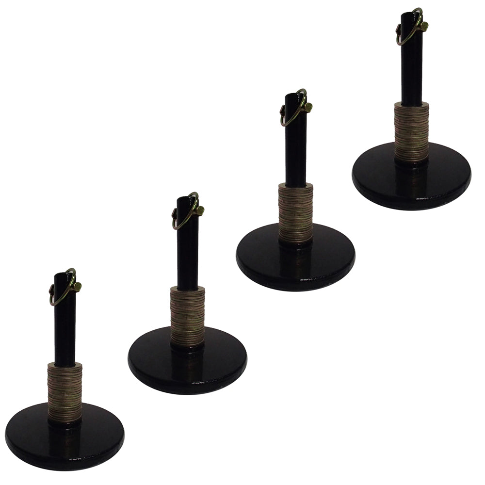 (4) 49067 Snow Plow Shoe Assembly Fits Western Snow Plow 1" Rod 6-7/8" Length