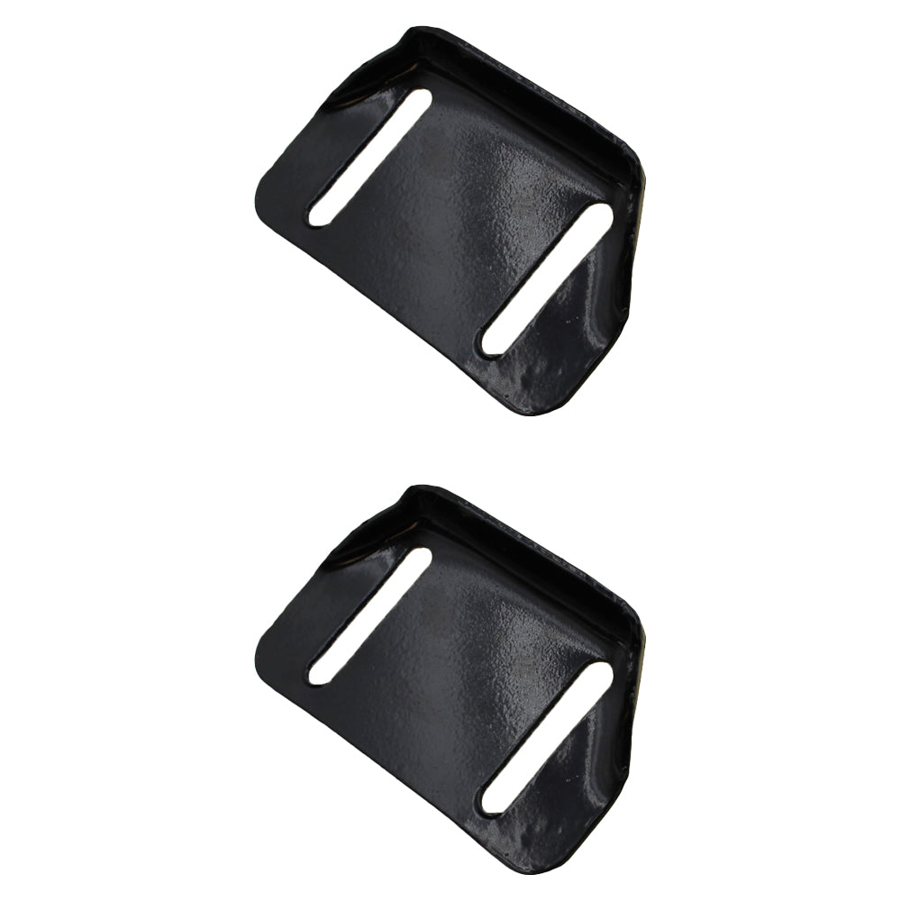 Set of 2 Snowblower Black Slide Skid Shoes for 784 5580 MTD Fits JD Snow Shoe 2p