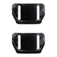 Set of 2 Snowblower Black Slide Skid Shoes for 784 5580 MTD Fits JD Snow Shoe 2p