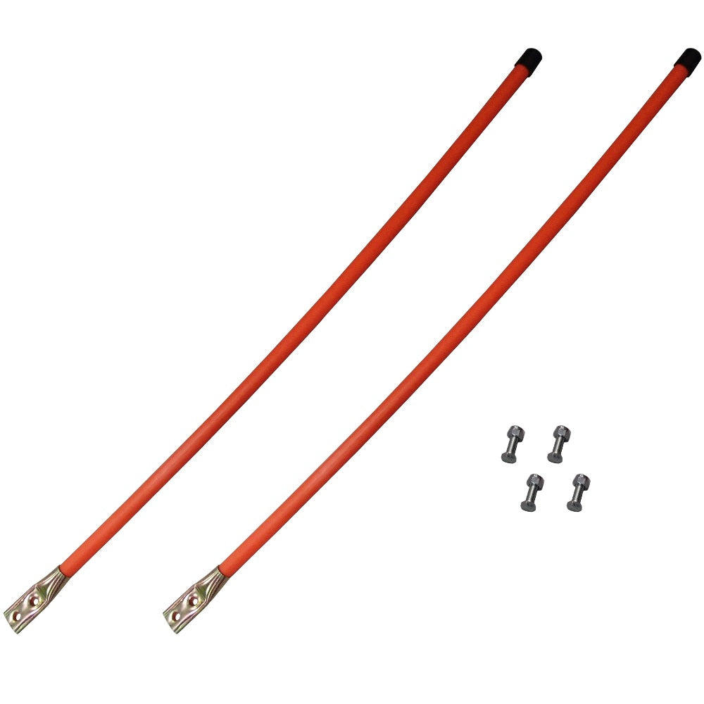 Pair of 36" Orange Blade Markers Fits Boss Replaces 2036