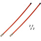 2PK 36" Snow Plow Guides Stakes Markers Safety Fluorescent Orange w/ Hardware