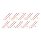 Qty 10: Pair of 36" Orange Blade Markers Fits Boss Replaces 2036