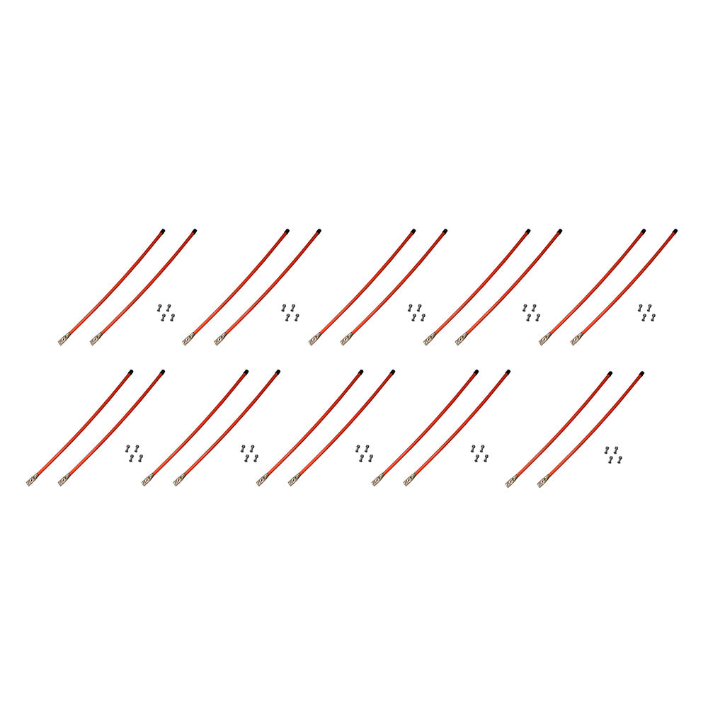 Qty 10: Pair of 36" Orange Blade Markers Fits Boss Replaces 2036