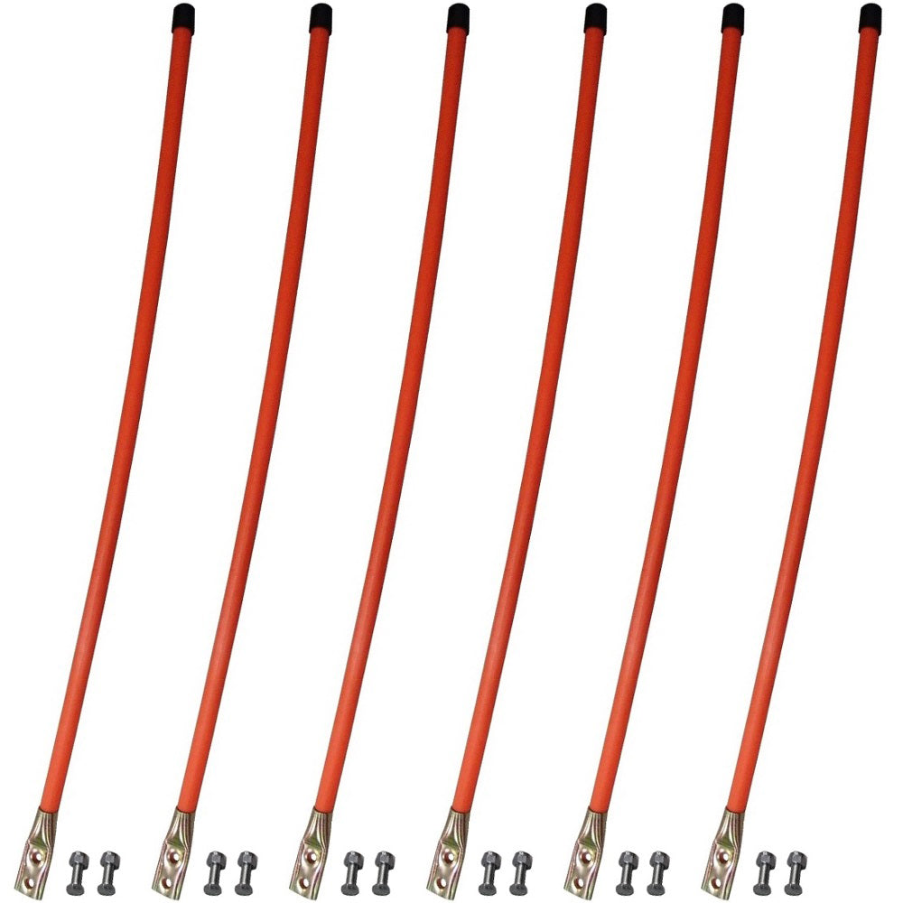 Qty 3: Pair of 36" Orange Blade Markers Fits FISHER Replaces 2036