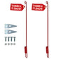 Buyers Products Set of 26" Blade Guide Kit with Flags for Western Midweight, HTS