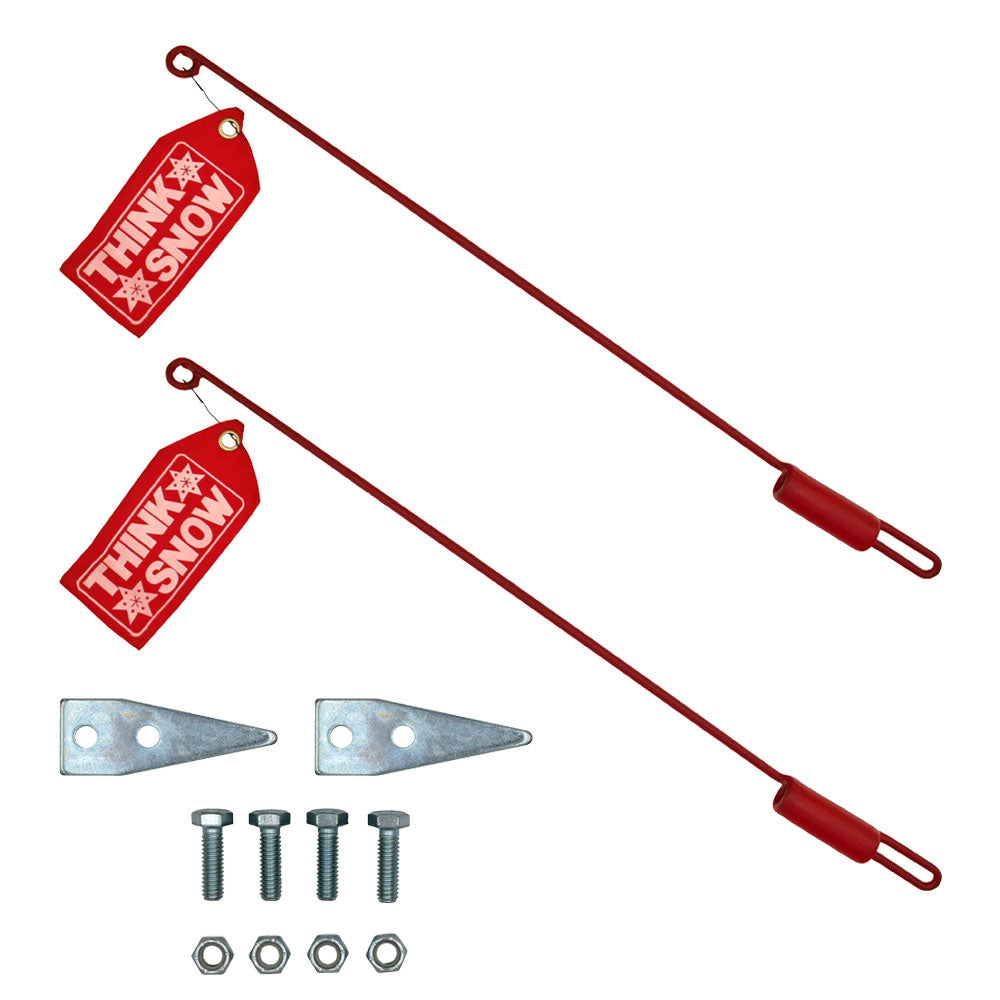 Buyers Products Set of 26" Blade Guide Kit with Flags for Western Pro-Plow 2