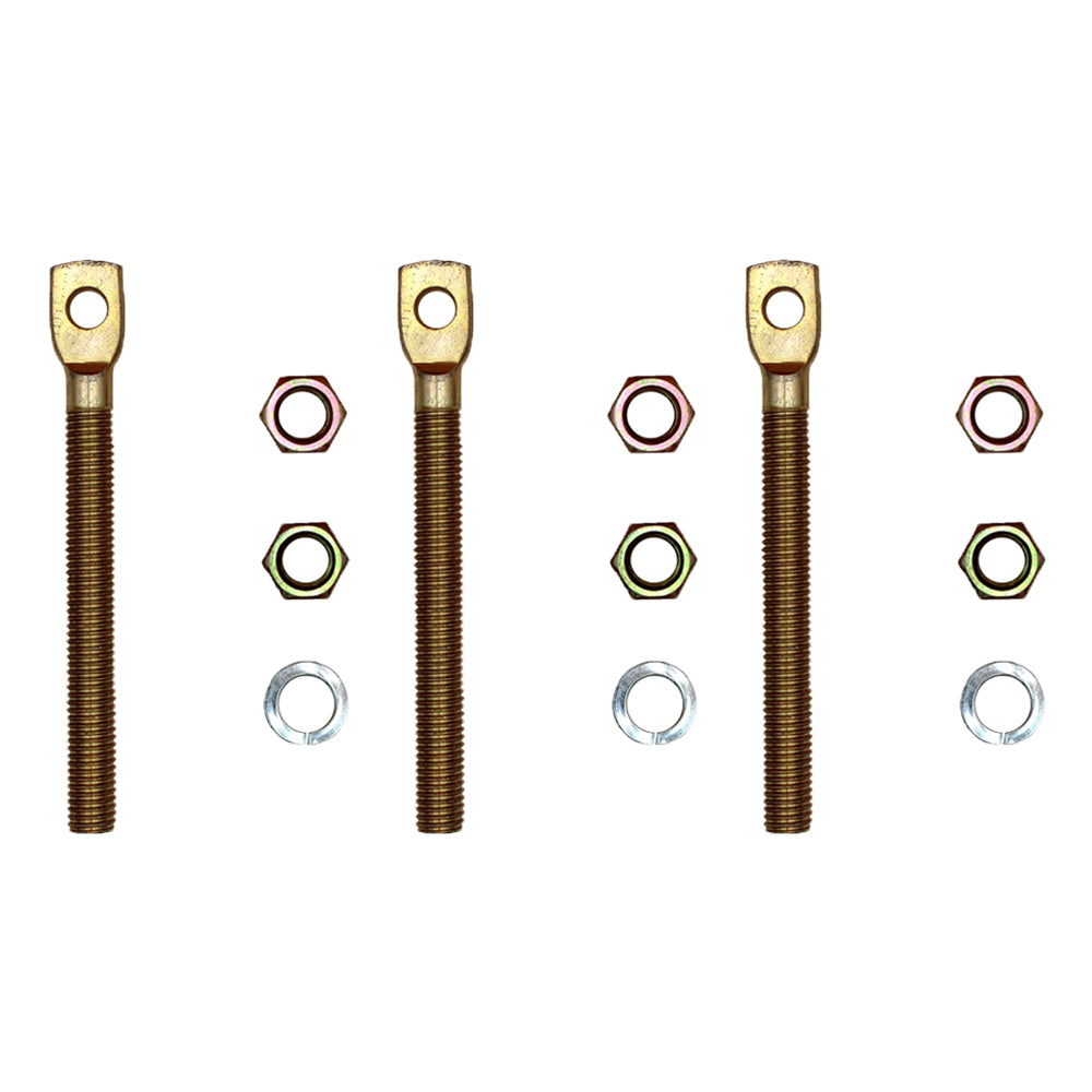 Qty 3: Snow Plow Eyebolt w/ Nuts Fits Boss Replaces 09124