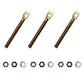 Qty 3: Snow Plow Eyebolt w/ Nuts Fits FISHER Replaces 09124