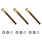 Qty 3: Snow Plow Eyebolt w/ Nuts Fits Western Replaces 09124