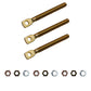 Qty 3: Snow Plow Eyebolt w/ Nuts Fits Arctic Replaces 09124