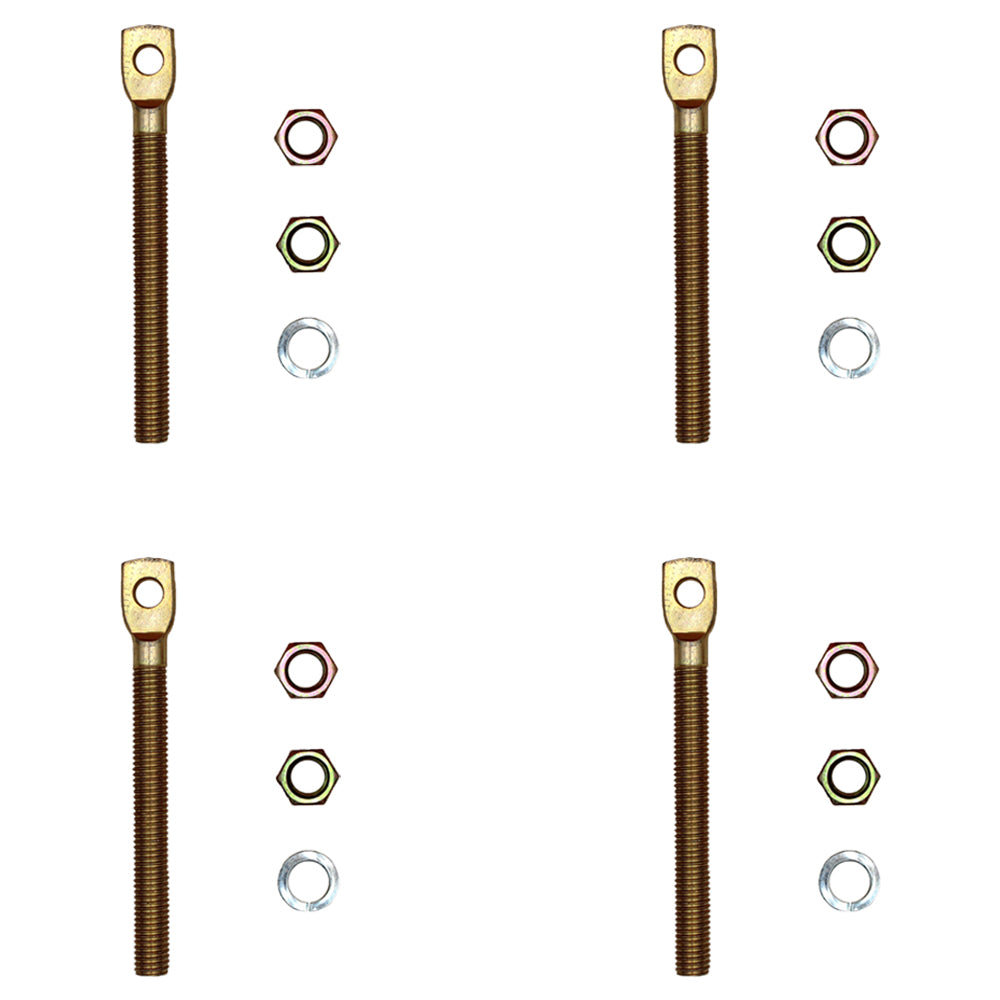 Qty 4: Snow Plow Eyebolt w/ Nuts Fits Hiniker Replaces 09124