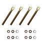 Qty 4: Snow Plow Eyebolt w/ Nuts Fits Western Replaces 09124
