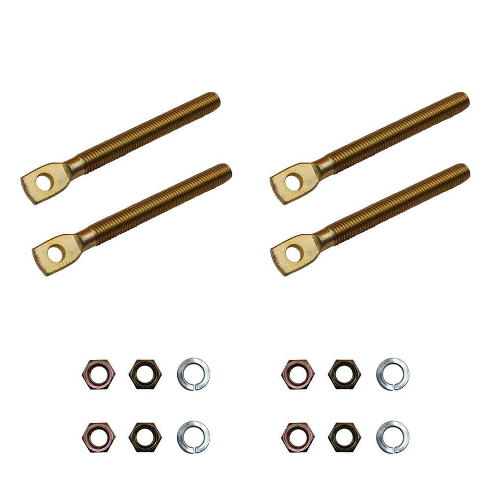 Qty 4: Snow Plow Eyebolt w/ Nuts Fits Sno-Way Replaces 09124