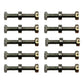 Qty 10: Shear Pin with Nut & Spacer
 Fits Sears Replaces STW60-0017_x10